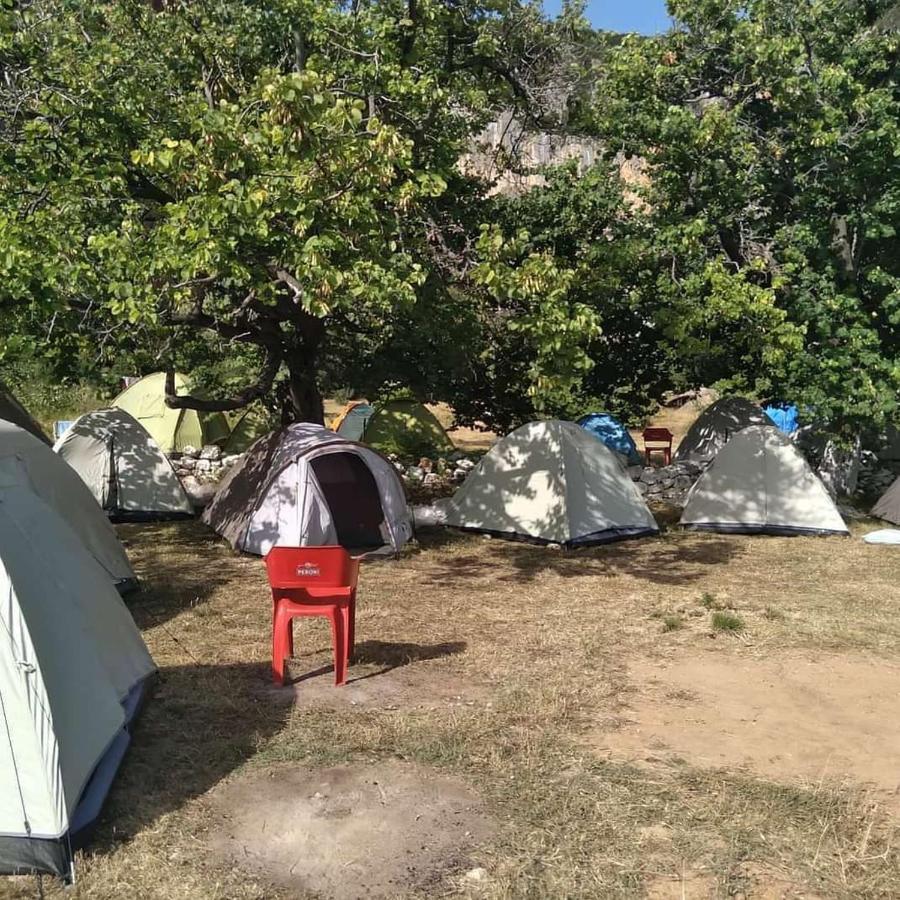 Gjipe Eco Campground Vuno Eksteriør bilde